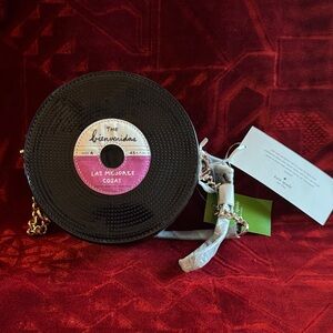 NWT RARE Kate Spade New York "Fancy Footwork" Saxton Record Crossbody Bag.